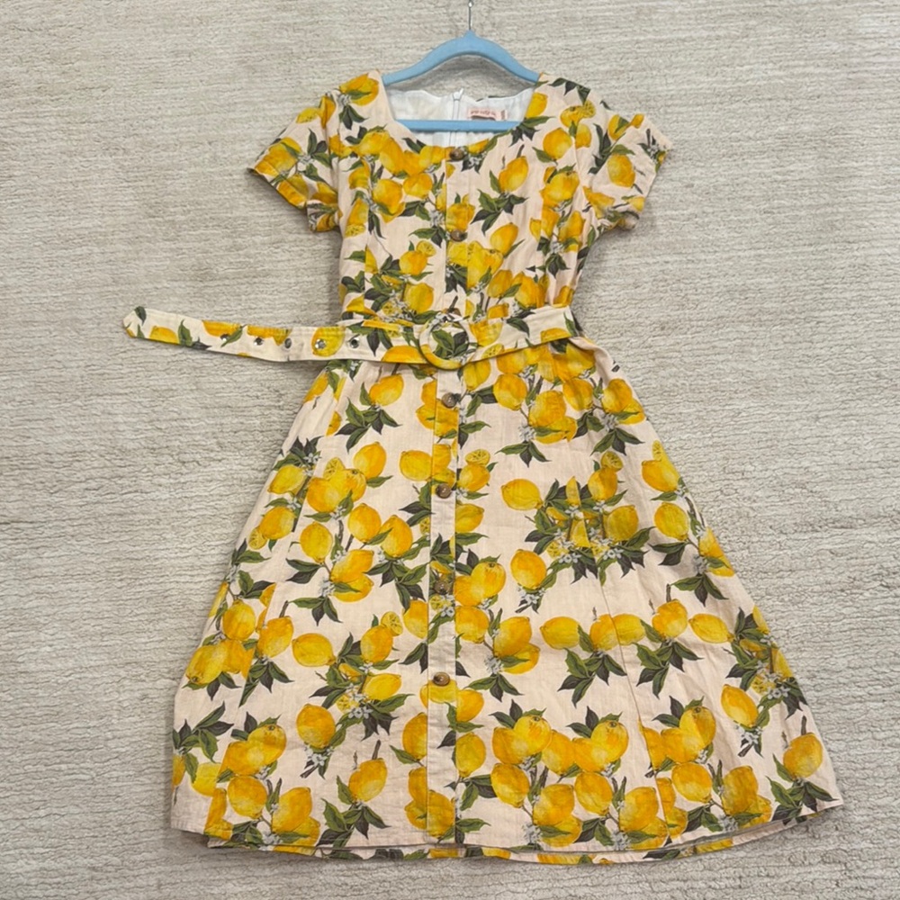 Ivy City Co Lemon Delight Kids Dress